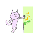 子守り白ねこと赤ちゃんとひよこ（個別スタンプ：28）