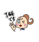子連れなレディー【ママ友デビュー編】（個別スタンプ：5）