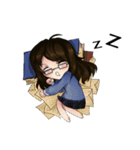 TeacherBlue（個別スタンプ：4）