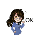 TeacherBlue（個別スタンプ：5）