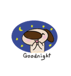 Cutie Puppy in Daily Life - by QTMei（個別スタンプ：2）