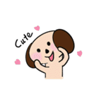 Cutie Puppy in Daily Life - by QTMei（個別スタンプ：9）