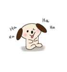 Cutie Puppy in Daily Life - by QTMei（個別スタンプ：12）