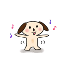 Cutie Puppy in Daily Life - by QTMei（個別スタンプ：13）