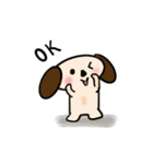 Cutie Puppy in Daily Life - by QTMei（個別スタンプ：17）