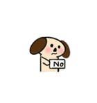 Cutie Puppy in Daily Life - by QTMei（個別スタンプ：19）