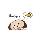 Cutie Puppy in Daily Life - by QTMei（個別スタンプ：23）