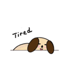Cutie Puppy in Daily Life - by QTMei（個別スタンプ：26）