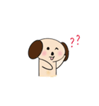 Cutie Puppy in Daily Life - by QTMei（個別スタンプ：28）