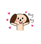 Cutie Puppy in Daily Life - by QTMei（個別スタンプ：33）