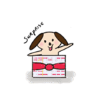 Cutie Puppy in Daily Life - by QTMei（個別スタンプ：39）