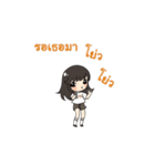 little girl dancing（個別スタンプ：1）