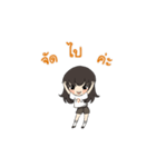 little girl dancing（個別スタンプ：2）