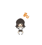 little girl dancing（個別スタンプ：10）