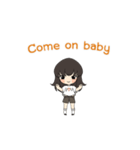 little girl dancing（個別スタンプ：16）