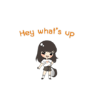little girl dancing（個別スタンプ：18）