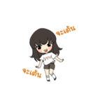 little girl dancing（個別スタンプ：24）