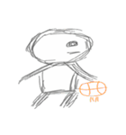 Line Gray daily life（個別スタンプ：2）