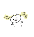 スタッフになったオニ。（個別スタンプ：34）