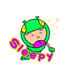 あおぼうの日常 (簡単な英語版)（個別スタンプ：2）