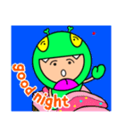 あおぼうの日常 (簡単な英語版)（個別スタンプ：32）