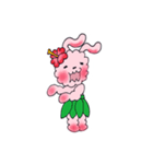 もこもこうさぎのももちゃん（個別スタンプ：2）