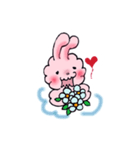 もこもこうさぎのももちゃん（個別スタンプ：5）