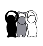 Black-gray-white（個別スタンプ：3）