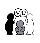 Black-gray-white（個別スタンプ：4）