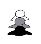Black-gray-white（個別スタンプ：6）