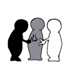 Black-gray-white（個別スタンプ：7）