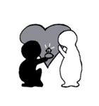 Black-gray-white（個別スタンプ：8）