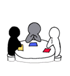 Black-gray-white（個別スタンプ：9）