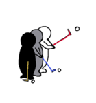 Black-gray-white（個別スタンプ：11）