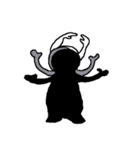 Black-gray-white（個別スタンプ：14）