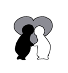 Black-gray-white（個別スタンプ：15）