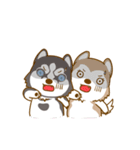 Coffee and Latte Husky ver2（個別スタンプ：3）