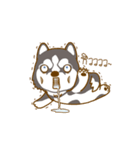 Coffee and Latte Husky ver2（個別スタンプ：13）