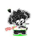 トイプーのクッキー黒プーバージョン可愛い（個別スタンプ：19）