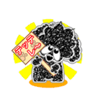 トイプーのクッキー黒プーバージョン可愛い（個別スタンプ：24）