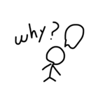 隠れ文字ボー人間（個別スタンプ：4）
