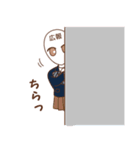 制服のマネキンちゃん～禁断のことば編～（個別スタンプ：10）