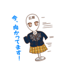 制服のマネキンちゃん～禁断のことば編～（個別スタンプ：22）