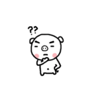 Small stupid pig（個別スタンプ：4）