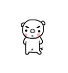 Small stupid pig（個別スタンプ：24）