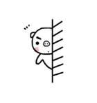 Small stupid pig（個別スタンプ：25）