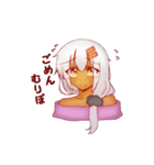 褐色娘（個別スタンプ：2）
