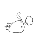 しろねこらんちゃん（個別スタンプ：4）