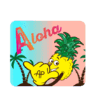 Aloha パイナポー3 HAWAII（個別スタンプ：3）
