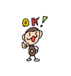 ふぶザル★カジュアル（個別スタンプ：1）